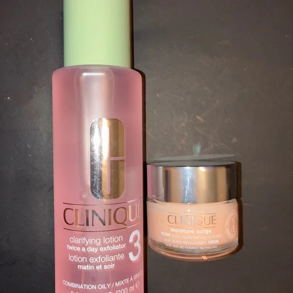 Clinique Pink Clarifying Lotion and Cream Moisturizer Duo - Picture 1 of 2